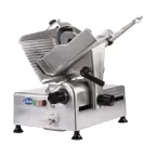 image of Globe G12A G-Series 12" Medium-Duty Automatic Meat Slicer, Belt-Driven, 1/2 HP