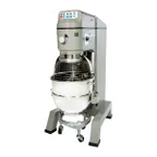image of Globe SP80PL 80 qt Planetary Pizza Floor Mixer with Timer, 3 HP, 4-Speed, #12 Hub