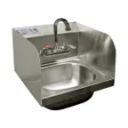 image of GSW USA HS-2017S 20" S.Steel 1 Compartment Hand Sink, 20-1/2"W x 17-1/2"D x 14-3/4"H