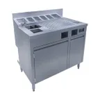 image of EuroBar EBMWS36 Sink Combo Underbar Ice Bin/Cocktail Station