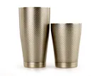 image of Mercer M37200ANG Cocktail Shaker Set, 2‑Pc 28 oz & 18 oz Bottom, 18/8 Stainless Steel, Gold Exterior