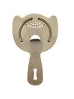 image of Mercer M37203ANG Barfly Spring Bar Strainer, 6" Length, 2‑Prong, Gold Finish, 18/8 Stainless Steel