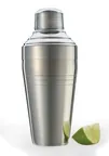 image of Mercer M37231 Barfly 3-Piece Cocktail Shaker Set, 14 oz 400ml, 2 Pc, 18/8 Stainless Steel