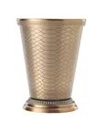 image of Mercer M37309SPTABR Venym™ Julep Cup 12 Oz (3½" Top Dia. x 4½" H) 18/8 Steel Core Brass Finish