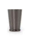 image of Mercer M37311BK Barfly Shaker, 18 oz, 2‑Piece, 3‑1/2" x 5" Gunmetal Black, Stainless Steel