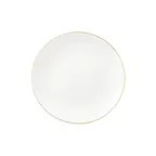 image of Steelite 82115AND0163 - Coupe Rim Round Bone China Plate, 8.25" Diameter, Diamond Pattern, 1 Dozen