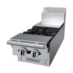 image of Garland US Range C12-15M 12" Gas Heavy Duty Range w/ (1) Open Burner, 12" Hot Top, Modular, 50.000 BTU