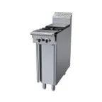 image of Garland US Range C12-15S 12" Gas Heavy Duty Range w/ (1) Open Burner, 12" Hot Top, Cabinet Base, 50.000 BTU