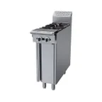 image of Garland US Range C12-6S 12" Gas Heavy Duty Range w/ (2) Open Burners, Cabinet Base, 70.000 BTU