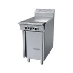 image of Garland US Range C18-10S 18" Gas Heavy Duty Range w/ (1) French Top, Cabinet Base, 37.500 BTU