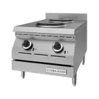 image of Garland US Range ED-15THSE 15"Designer Series Electric Countertop Hotplate w/ (2) Solid Burners, Manual Controls, 4 kW