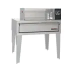 image of Garland US Range G56PT 63" Single Air Deck Gas Pizza Oven with Top Mounted, 80.000 BTU