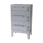 image of Garland US Range E2155 55" Triple Deck Electric Bake/Roast Oven with 8"/12" Interior Height, 18.6 kW