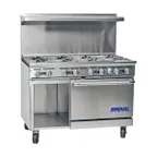 image of Imperial IR-4-G24-P-XB Gas 48" Restaurant Range