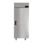 image of QualServ UCRE427-SS01A 28" Reach-In Refrigerator w/ Solid Door, Top Mount, Stainless Steel, 23 cu. ft.