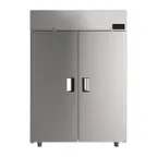 image of QualServ UCRE455-SS71A 55" Reach-In Refrigerator w/ 2 Solid Doors, Top Mount, Stainless Steel, 48 cu. ft.