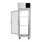image of QualServ UCRP125-GG31A 31" 2-Glass Door Pass-Thru Refrigerator, 25 cu. ft., Top Mounted