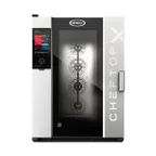image of UNOX XADA-10FS-EXRS Full Size 10 Pan Electric Combi Oven w/ Touchscreen, Right-to-Left Door, 208/240V