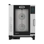 image of UNOX XAVC-1011-GPRM Full Size 10 Pan Gas Combi Oven w/ MIND.Maps Plus, Touchscreen, Steam Generator, 75.000 BTU