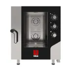 image of Tecnoeka MKFA 711 S Half Size 7 Pan Electric Combi Oven w/ Electro-Mechanical Control, Boilerless, 208/240V
