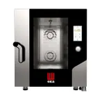 image of Tecnoeka MKFA 711 TS Half Size 7 Pan Electric Combi Oven w/ Touchscreen, Boilerless, 208/240V