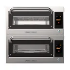 image of Pratica Products Inc FORZA STI DOUBLE 990115-DBL Electric Pizza Bake Oven w/ 2 Decks, (2) 16" Pizza Capacity