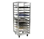 image of Doyon O8631V Universal Aluminum Pan Rack, Holds 12 Trays or 24 Pans, End Loading
