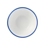 image of Libbey 114229 Porcelana Linea Bouillon Bowl, 7 oz (2" Dia x 2-3/8" H) Blue Porcelain, Sold per Case