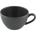 image of Libbey 627528511700694 Matte Black Porcelain Cup, 11.8 oz (4.25" Dia.), Non‑Stackable – 1/Case