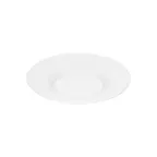 image of Libbey 643012812000000 China Plate, 11" Deep Rim, 16.9 oz, Porcelain, Oven/Microwave/Freezer Safe