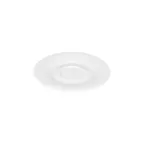 image of Libbey 643690812000000 Porcelain Saucer, Round 5-3/7" Dia x 3/5" H, Dishwasher Safe - Case