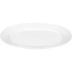 image of Libbey 646202912000000 Oval China Platter 11" x 8" Porcelain, Oven Safe, Dishwasher Safe - 1/Case