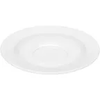 image of Libbey 646691812000000 Saucer, 6¼" Dia x 7/8" H Porcelain, Oven/Microwave/Freezer Safe - Case