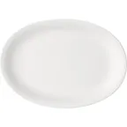 image of Libbey 654223712000000 Oval China Platter 14" x 10" Porcelain Oven/Microwave/Freezer Safe - 1/Case