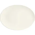 image of Libbey 669223762000000 - Oval Porcelain Platter 14" x 10", Oven/Microwave/Freezer Safe - 1/Case