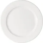 image of Libbey 670002012000000 - 7-7/8" Round Porcelain China Plate, Microwave Safe, Dishwasher Safe - Case