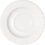 image of Libbey 670691812000000 Saucer, 6¼" Dia x 7/8" H, Porcelain, Microwave/Freezer/Dishwasher Safe - Case