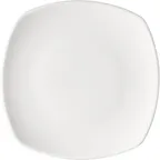 image of Libbey 671193212000000 Square China Plate, 11¼" Coupe Porcelain, Oven Microwave Freezer Safe - Case