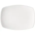 image of Libbey 671233212000000 Rectangular Platter 12" x 9" Porcelain Oven/Microwave/Freezer Safe - 1/Case