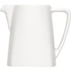 image of Libbey 671471512000000 Creamer Pitcher, 5.07 Oz, 3¾"x3¼" Porcelain Handle, Dishwasher Safe - 1/Case
