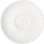 image of Libbey 671690912000000 China Saucer 4-3/4" Dia x 3/4" H Porcelain Oven/Microwave/Freezer Safe - Case