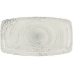 image of Libbey 675233611425940 Rectangular China Platter 14" x 7" Porcelain Microwave Freezer Safe - 1/Case