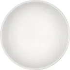 image of Libbey 675571211000000 Porcelain Bowl, 12 oz, 4" x 2-1/6" H, Microwave/Freezer/Dishwasher - 1/Case