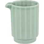 image of Libbey 6764715B1000000 Creamer Pitcher, 5.4 Oz, Round Porcelain Finish, No Handle - 1/Case