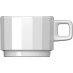image of Libbey 676520912000000 - 3 oz Porcelain China Cup 1‑1/2" Stackable, Microwave/Freezer Safe - Case