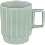 image of Libbey 6765630B1000000 China Mug, 10.1 Oz Porcelain Sea, Stackable, Microwave Safe - 1/Case