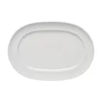 image of Libbey 692203612000000 Oval Porcelain Platter, 14"-1/6" x 9"-5/6" x 1"-1/3", Dinnerware Serving Tray - Case