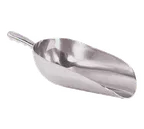 image of Adcraft ALS-6 Ice Scoop, 12 Oz Capacity, 3-1/8"W x 6-1/4"L, Cast Aluminum, Mirror Finish