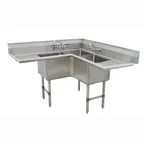 image of Advance Tabco FC-K4-24D Compartment Corner Sink