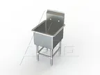 image of AERO Mfg 2F1-1818 (1) One Compartment Sink